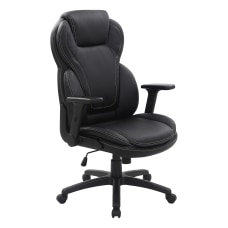 Office Star Ergonomic Leather High Back