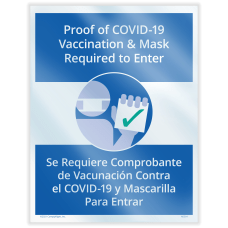 ComplyRight Vaccination Window Cling Proof of