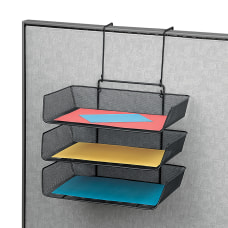 Fellowes Partitions Additions Triple Tray Black