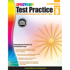 Spectrum Test Practice Workbook Grade 8