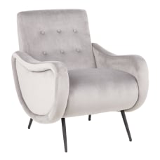 LumiSource Rafael Lounge Chair BlackSilver