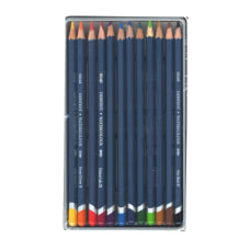 Derwent Watercolor Pencil Set With Tin