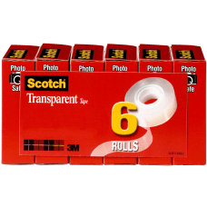 Scotch Transparent Tape 34 in x