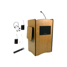 AmpliVox Multimedia Smart Computer Wireless Lectern