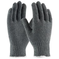 PIP CottonPolyester Gloves Large Gray Pack
