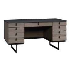 Sauder International Lux Executive Desk Diamond