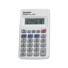 Sharp EL 233SB Handheld Basic Calculator