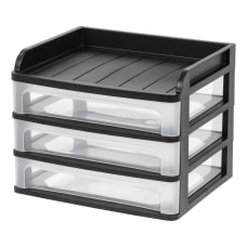 IRIS 3 Drawer Medium Desktop Storage