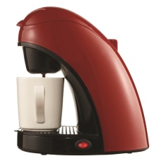 Brentwood Single Cup Coffee Maker Red