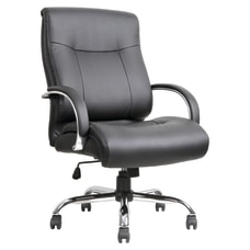 Lorell Big Tall Deluxe Faux Leather