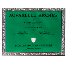 Arches Aquarelle Watercolor Block 140 Lb