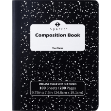 200 Pages 6 Pack of Wide Ruled Composition Notebooks Wide Rule paper 100 sheets Mead Composition Book Pastel Color Notebook