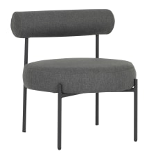 LumiSource Rhonda Accent Chair CharcoalBlack