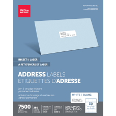 Office Depot Brand InkjetLaser Address Labels