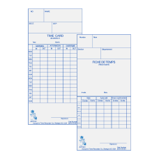 Acroprint WeeklyBi Weekly Time Cards For
