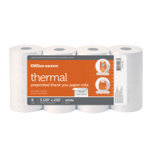Office Depot Brand Thermal Preprinted Thank