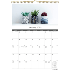 Rediform Succulent Plants Wall Calendar Monthly