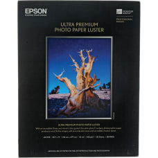 Epson Luster Photo Paper Letter Paper