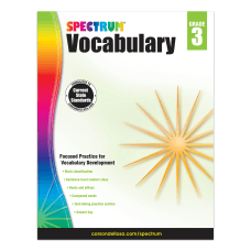 Spectrum Vocabulary Workbook Grade 3