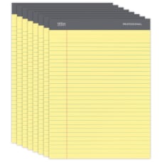 Note Pads Letter Writing Canary Paper Great for Use as Home Office Supplies 3 Pack,canary yellow or Steno Pads Memo Pads 8-1/2 x 11-3/4 Wide Ruled Legal Pad Writing Pads 50 Sheets 