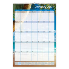 Office Depot Brand Monthly Wall Calendar