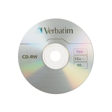 Verbatim CD RW 700MB 4X 12X