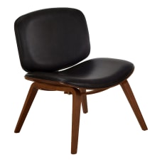 Monarch Specialties Avi Accent Chair Dark