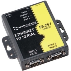 Brainboxes 2 Port RS232 Ethernet to
