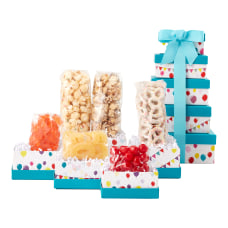 Givens Birthday Sweets Gift Tower Multicolor