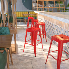 Flash Furniture Commercial Backless Bar Stool