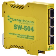 Brainboxes Industrial Ethernet 4 Port Switch