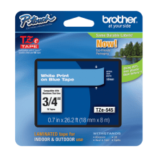 Brother TZe 545 Label Tape Blue