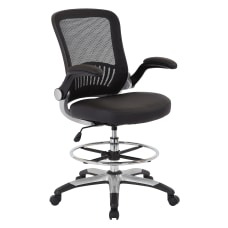Office Star DC Series Faux LeatherMesh