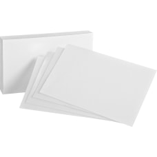 Oxford Printable Index Card White 10percent