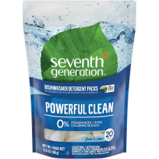Seventh Generation Natural Dishwasher Detergent Packs