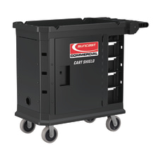 Suncast Commercial Utility Cart Shield Black