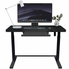 Rise Up Glass Electric Standing Desk