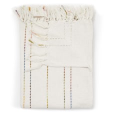 Dormify Phoebe Embroidered Stripe Throw Blanket