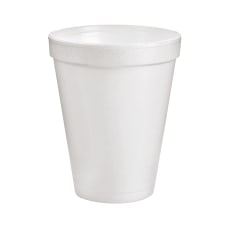 Dart Insulated Foam Drinking Cups White