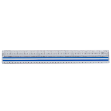 Westcott 15 Magnifying Ruler Clear Plastic