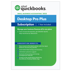 Intuit QuickBooks Desktop Pro Plus 2022