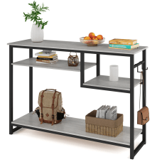 Bestier Console Table With 4 Tier