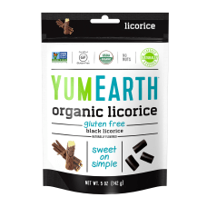 YumEarth Organic Gluten Free Licorice Black