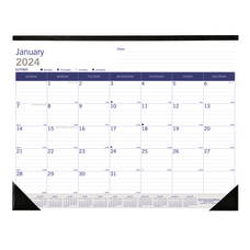 2024 Blueline DuraGlobe Monthly Desk Pad