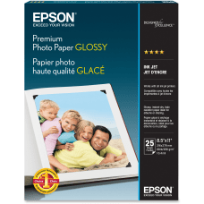 Epson Glossy Premium Photo Paper Letter