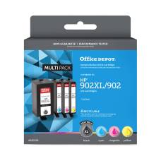 Office Depot Brand OD902XLK902CMYV3 Remanufactured Black