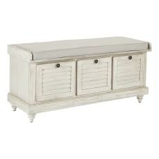 Ave Six Dover Storage Bench White