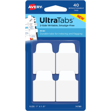 Avery Ultra Tabs Repositionable Mini Tabs