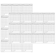 SwiftGlimpse Reversible Yearly Wall Planner 32