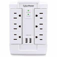 CyberPower CSP600WSURC2 6 Outlet Swivel Professional